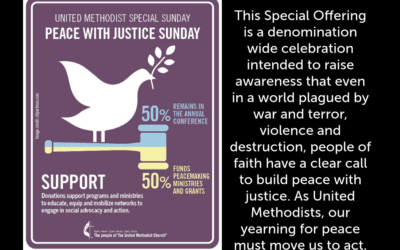 Special Offering for June-Peace with Justice
