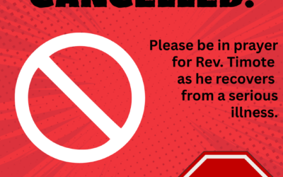 Potluck Cancelled
