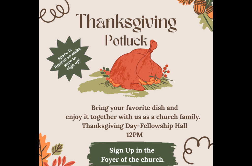 Thanksgiving Potluck at Mountain View UMC