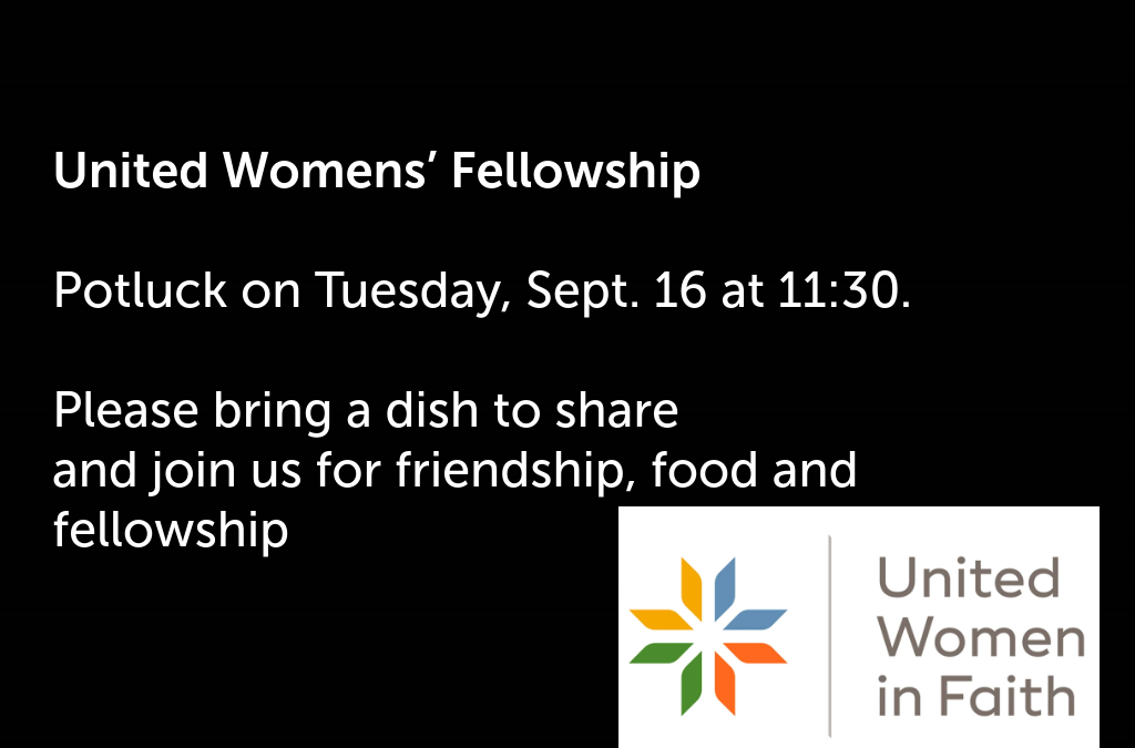 United Women of Faith Fall Potluck Gathering
