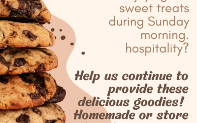 Help with Baked Goods for Sunday Hospitality
