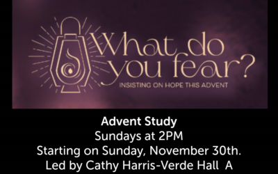 Advent Study-What do you fear?
