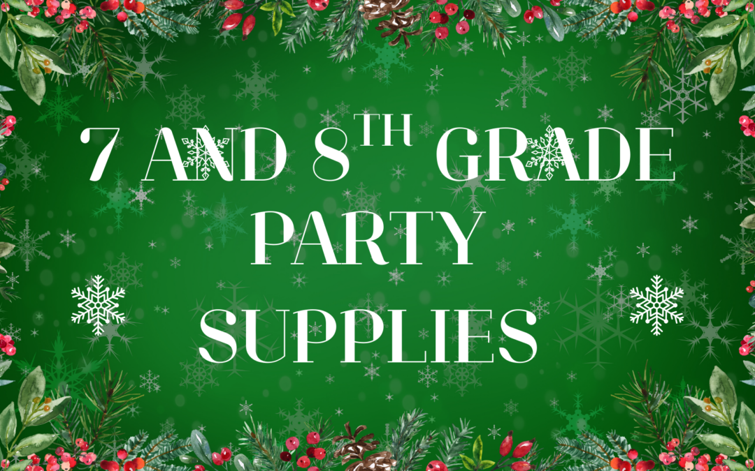 Last Call for Holiday Party Supplies