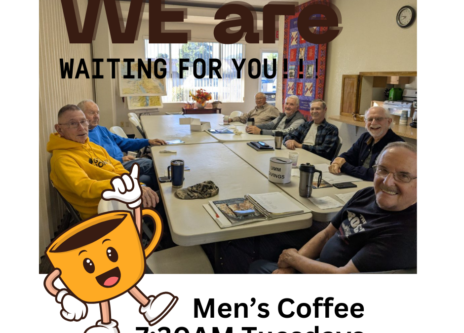 Start Your Tuesdays with Men’s Coffee Group