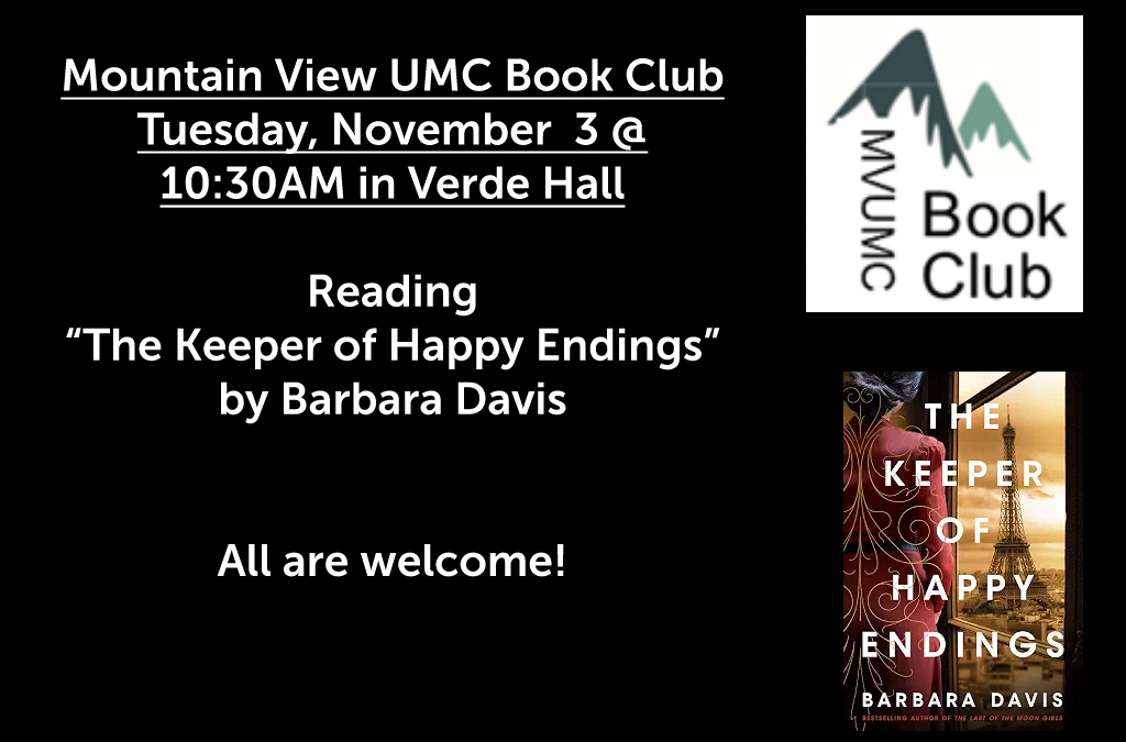 Reminder-Book Club at Mountain View