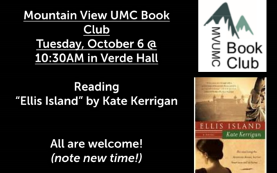Reminder-Book Club at Mountain View
