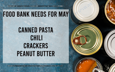 Help Stock Our Food Bank for May