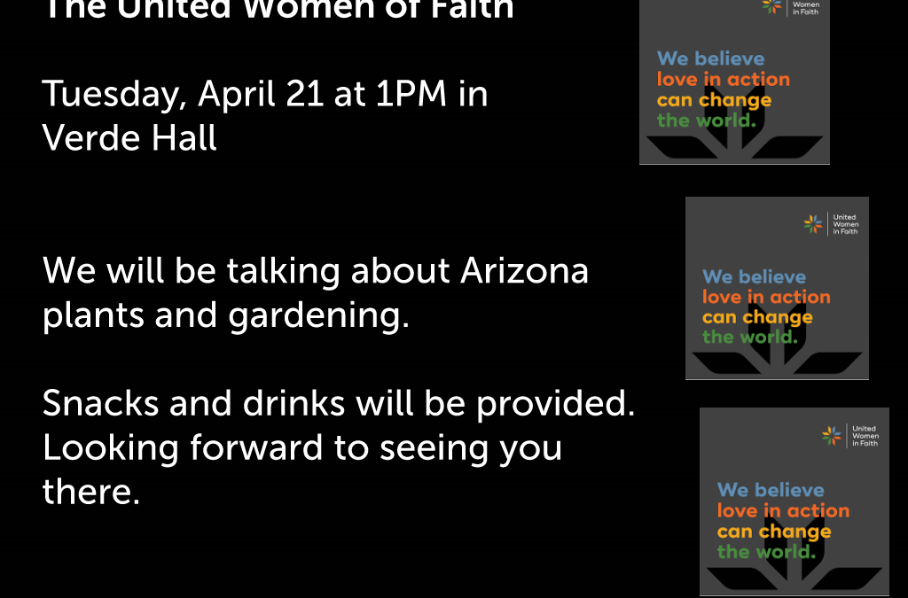 Join Us for the United Women of Faith Gardening Meeting