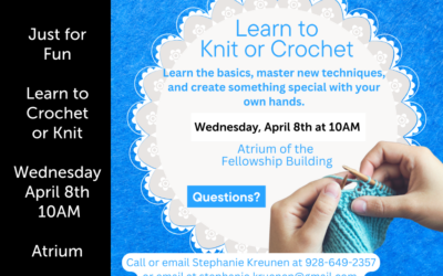 Join Our Knitting and Crochet Fellowship