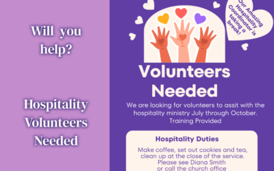 Join Our Sunday Hospitality Team