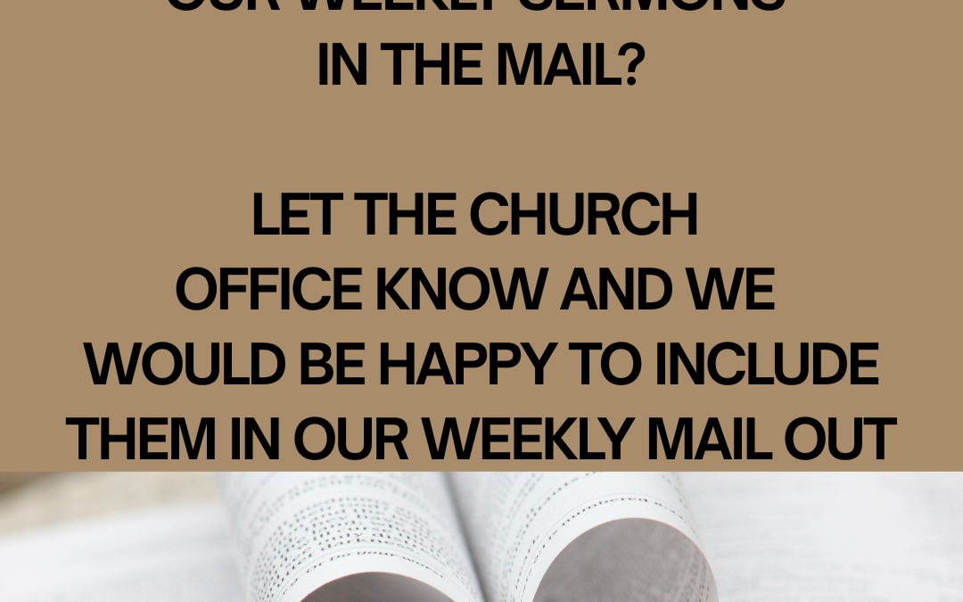 Share Our Weekly Message with Loved Ones