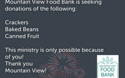 Keep the Food Bank Stocked This July