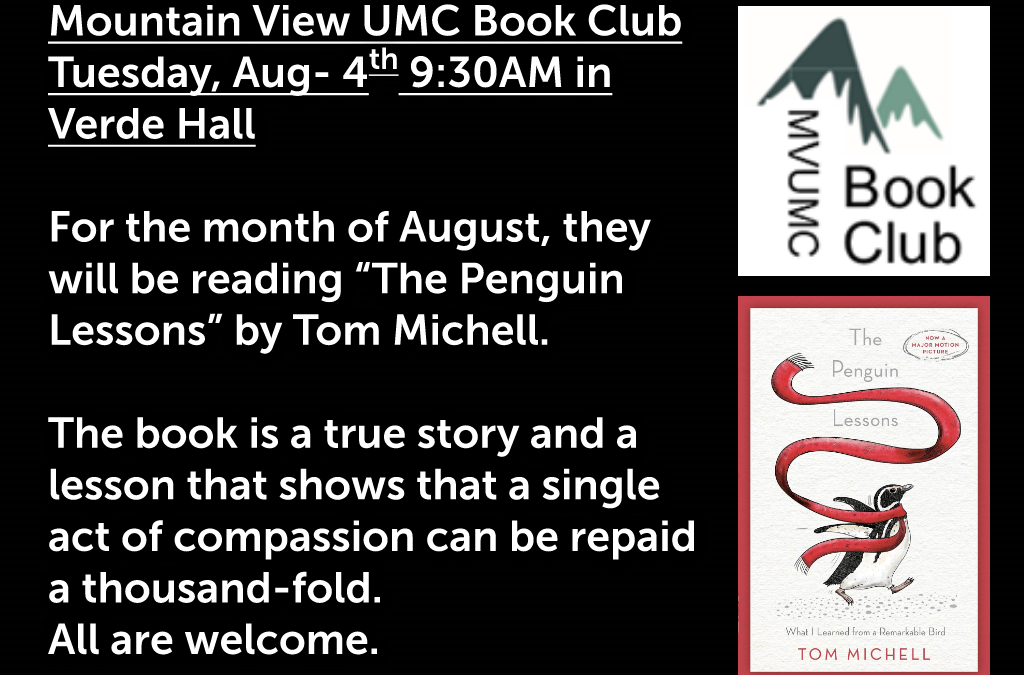 Dive into the Penguin Lessons at Our Book Club