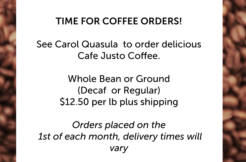 Support Fair Trade with Cafe Justo Coffee