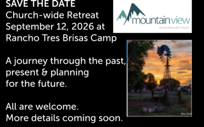 Save the Date for Our Church Wide Retreat
