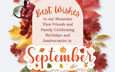 September Celebrations at Our Church