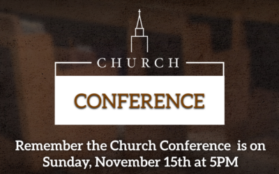 Important Church Conference This November